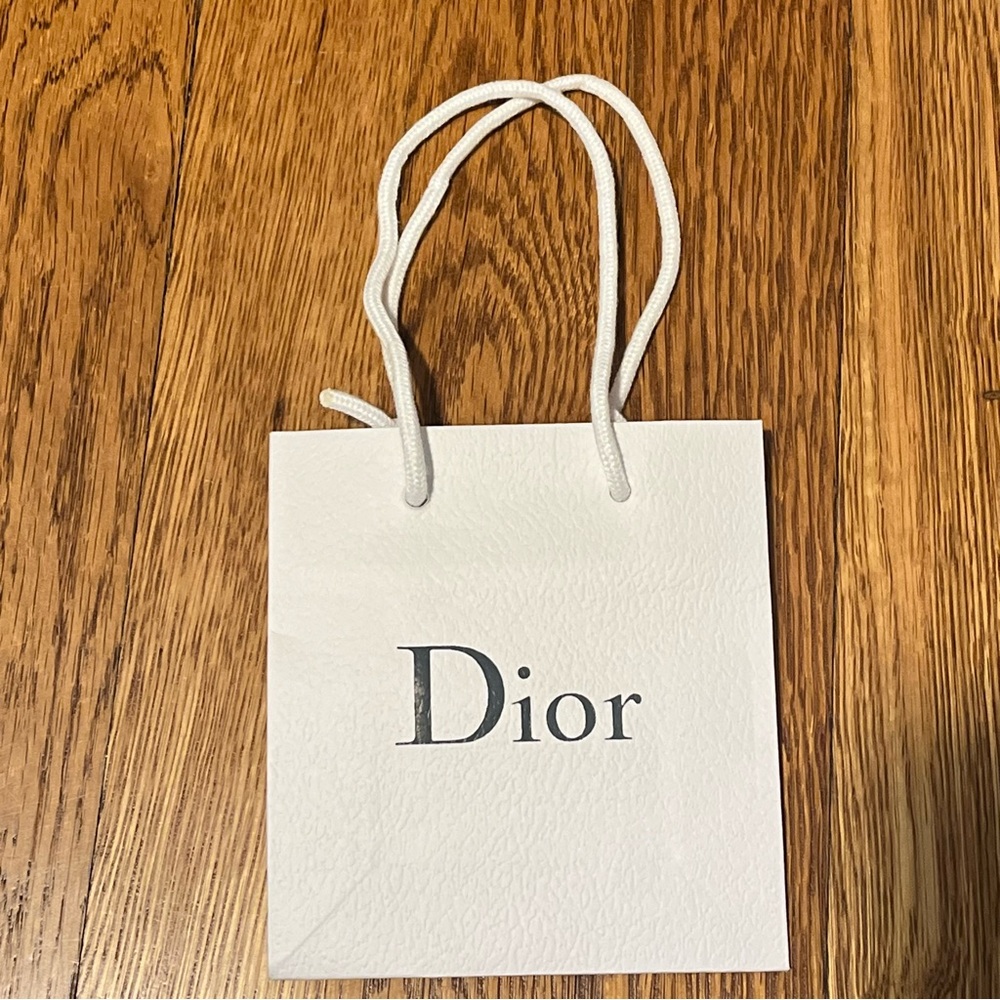 Dior White Gift Bag paper bag accessories